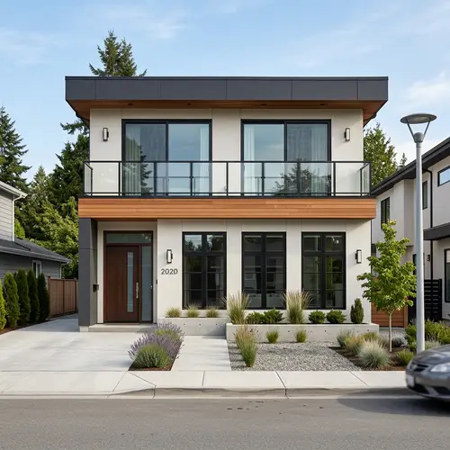 Modern Two-Story House with Elegant Design