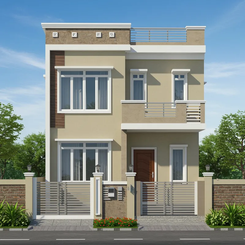 Modern Two-Story House with Elegant Design Modern Two-Story House with Elegant Design