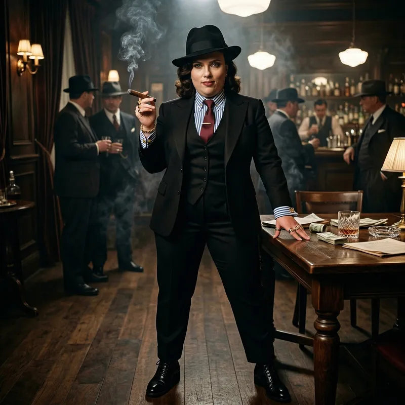 Scarlett Johansson as a Powerful Mafia Boss