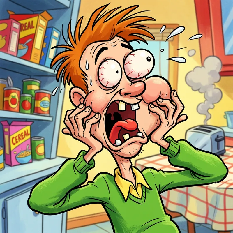 Chuck Jones-style Cartoon Face | Vibrant Colors & Humor