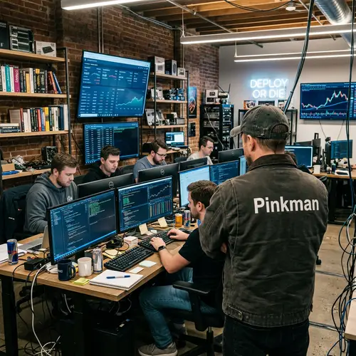 Software and Finance Environment - Amazing Workplace with Pinkman Boss