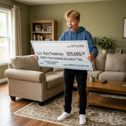 Teenager Wins $25,000 Surprise Prize