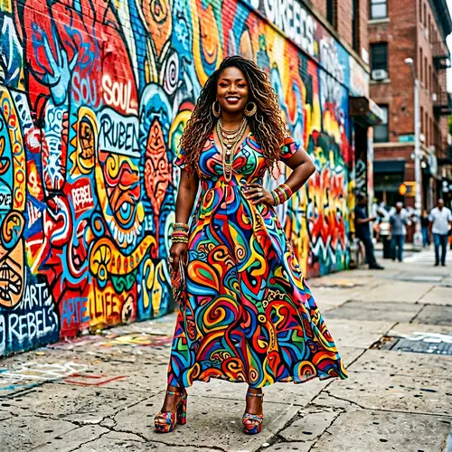 Powerful Portrait of a Confident Black Woman