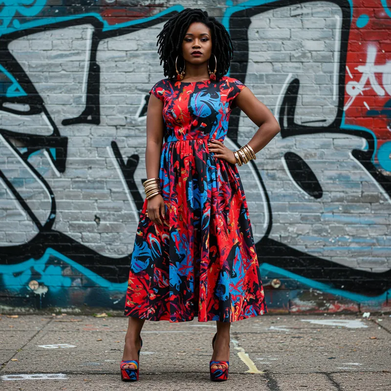 Powerful Portrait of a Confident Black Woman Powerful Portrait of a Confident Black Woman