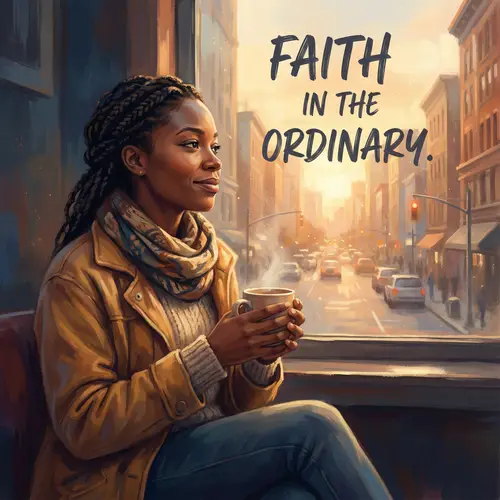 Inspirational Portrait of an African American Model