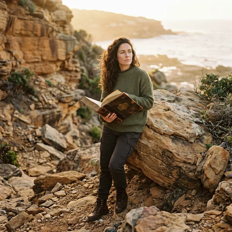 Empowered Model: Ancient Book in Rugged Terrain Art Empowered Model: Ancient Book in Rugged Terrain Art