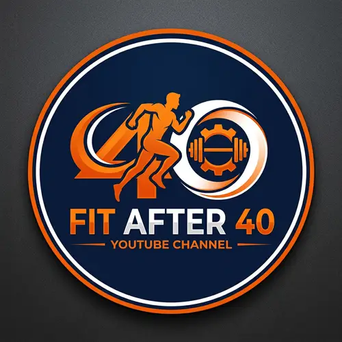 Fit After 40 YouTube Channel Logo Design