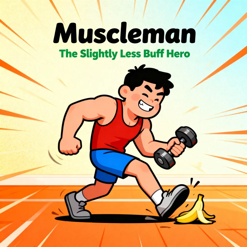 Slimmer Muscleman Character for Animated Videos