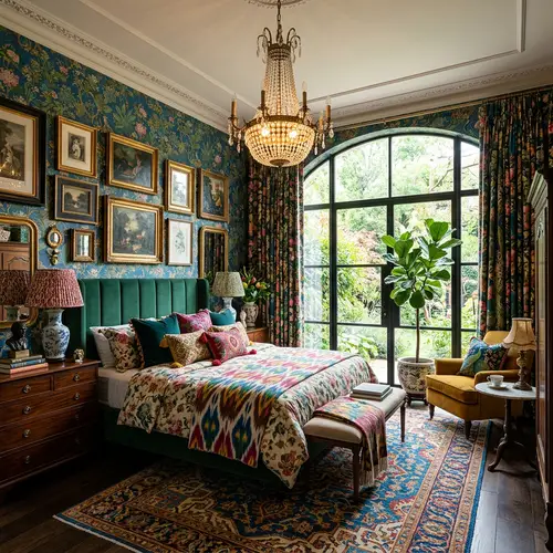 Stunning Maximalist Bedroom Photography