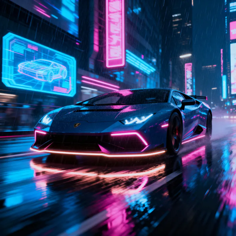 Cyberpunk Street Car Racing Experience