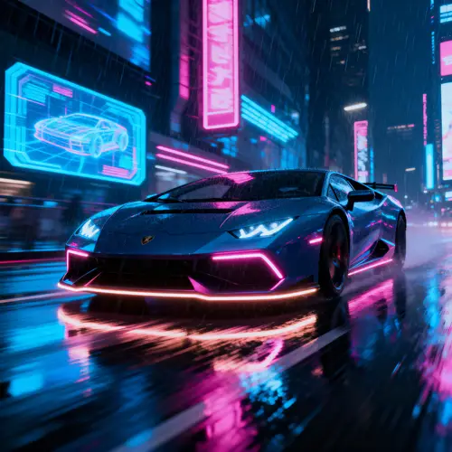 Cyberpunk Street Car Racing Experience