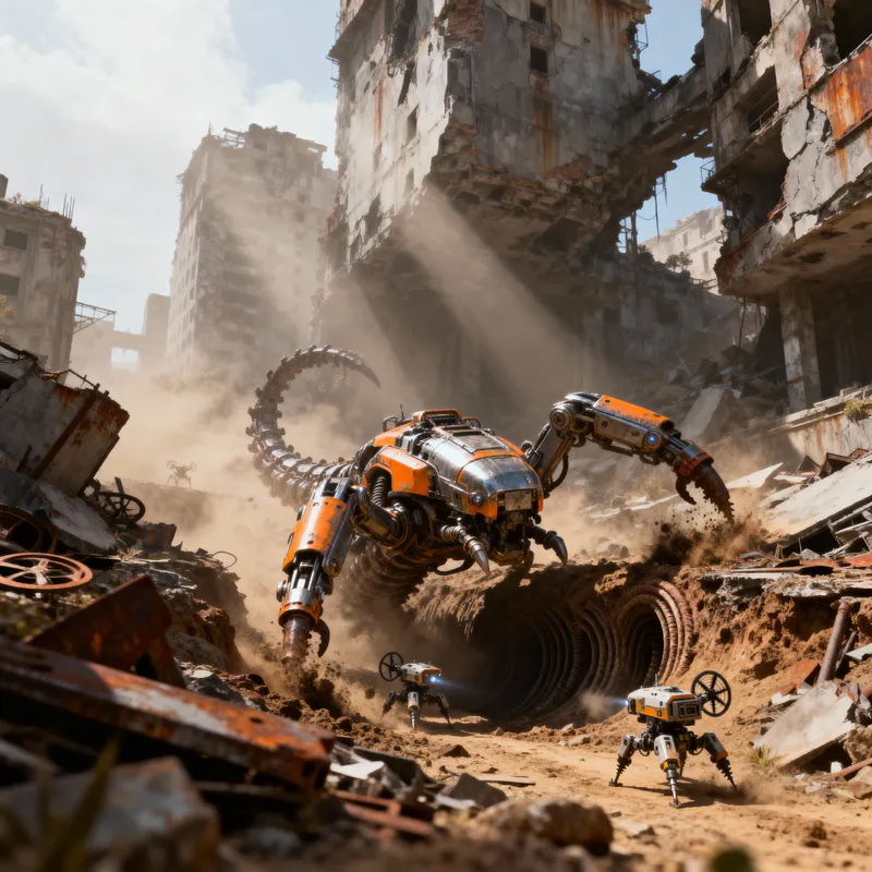 Burrowers: Mechanical Creatures in a Lost City Burrowers: Mechanical Creatures in a Lost City