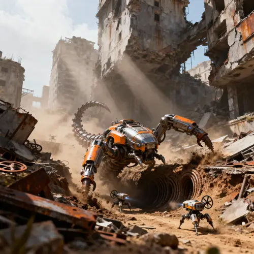 Burrowers: Mechanical Creatures in a Lost City