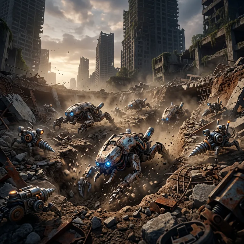 Burrowers: Mechanical Creatures in a Lost City Burrowers: Mechanical Creatures in a Lost City