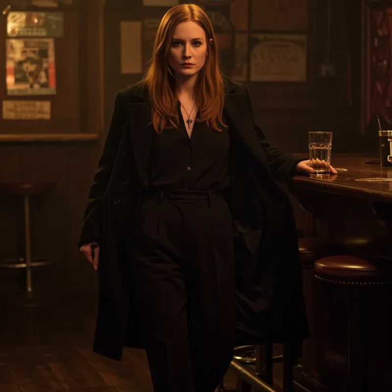 Timeless Elegance: A 1980s Biker Bar Muse Timeless Elegance: A 1980s Biker Bar Muse