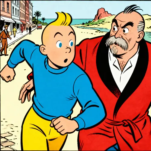 Transform Your Photo into a Tintin Art Style