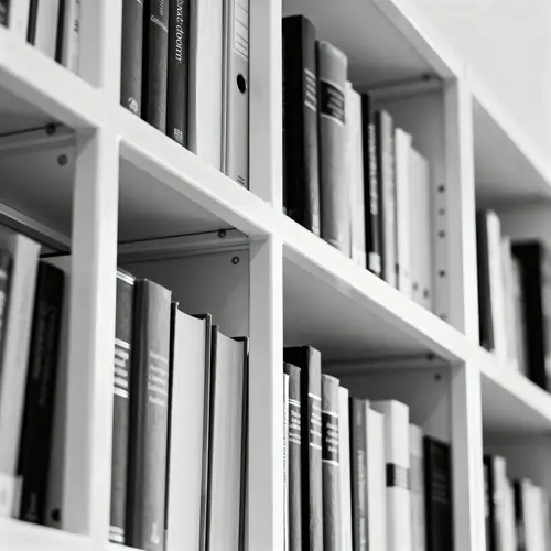 Modern Ivory Metal Bookcase for Professional Offices