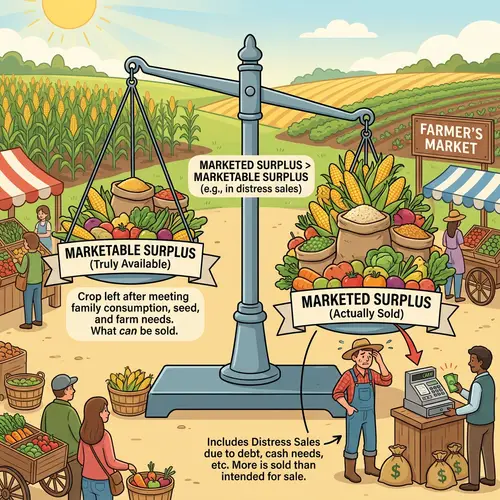 Marketed Surplus vs. Marketable Surplus in Agriculture