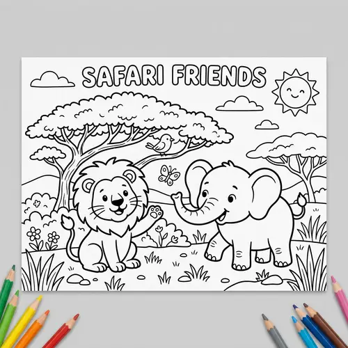 Coloring Page for Kids | Fun and Educational Activities