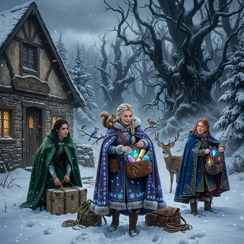 The Snow Sisters: A Magical Winter Adventure