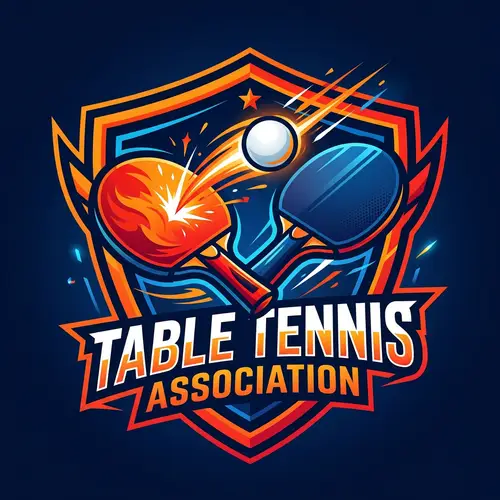 Dynamic Table Tennis Association Logo Design | Bold & Vibrant