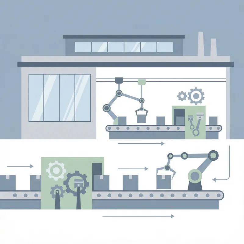 Minimalist Manufacturing Sector | Clean Efficiency