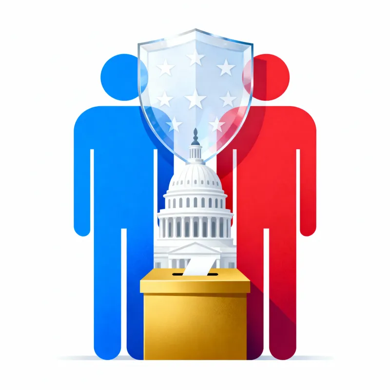 Colorful Political Icon Representing Legal Themes Colorful Political Icon Representing Legal Themes