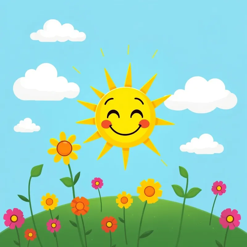 Charming Friendly Sun Imagery for Your Projects Charming Friendly Sun Imagery for Your Projects