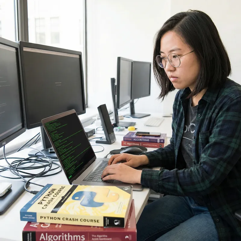 Code Assistant Girl with Laptop | Professional and Skilled