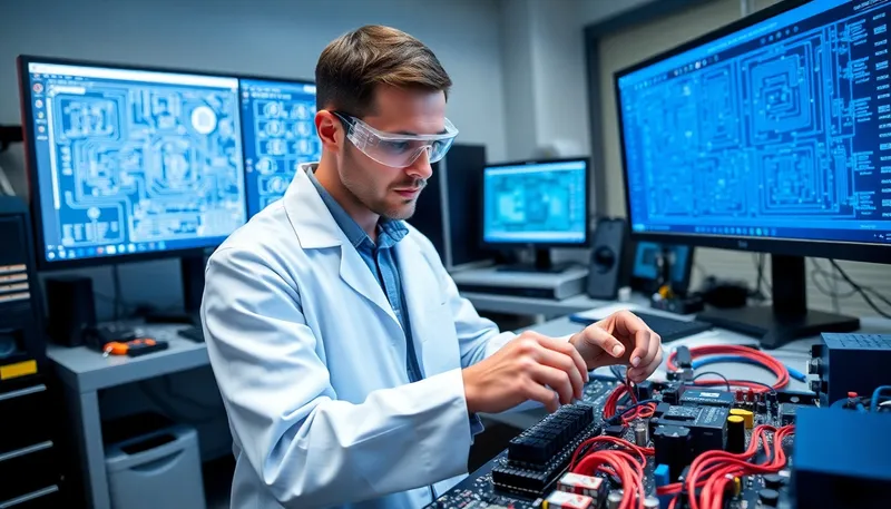 Expert Electrical Engineer in Modern Lab Expert Electrical Engineer in Modern Lab