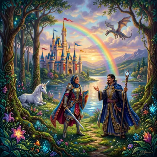 Magical Fairytale Themed Painting for Your Imagination