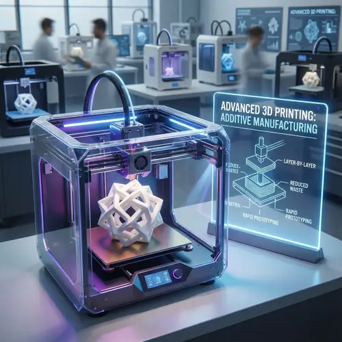 Futuristic 3D Printing Technology Demo