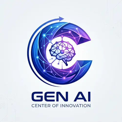 Futuristic Logo Design for Gen AI Innovation Center