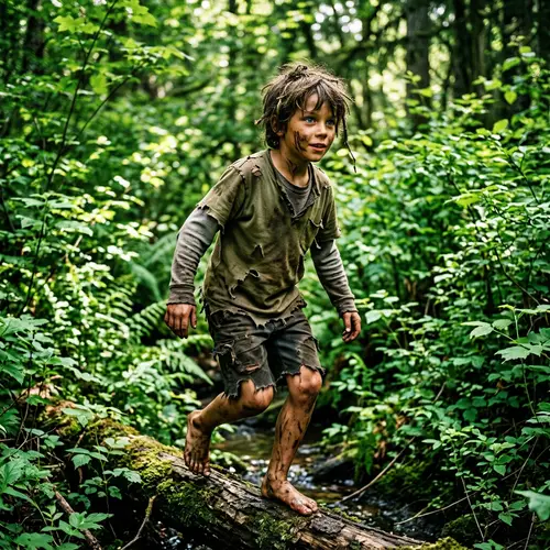 Feral Boy: Embracing Nature's Wilderness Adventure