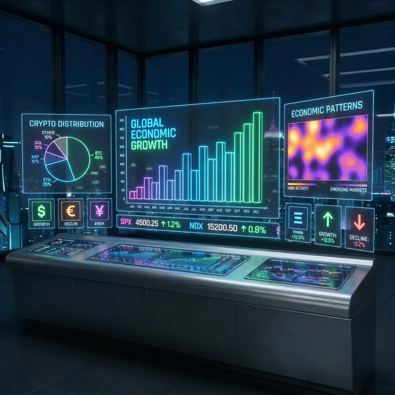 Futuristic Financial Data | Digital Dashboard Insights