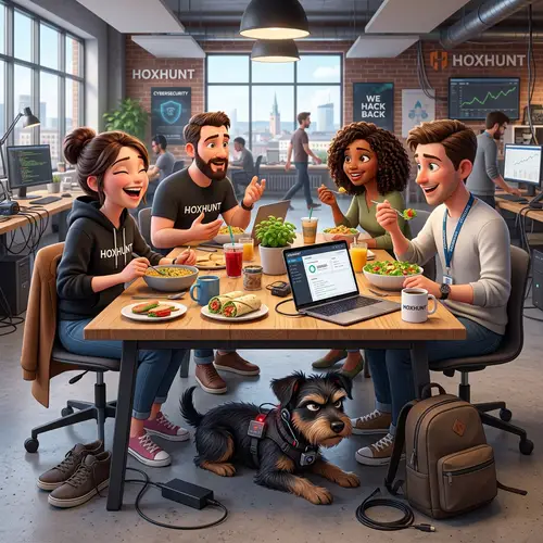 Cute Pixar Office Lunch Break at Hoxhunt