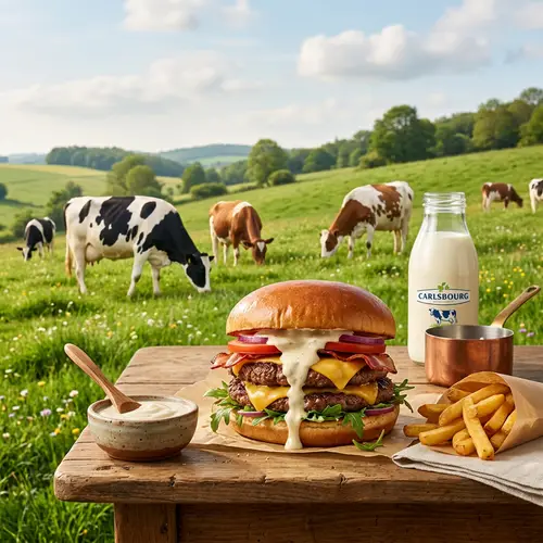 Artisanal Cream from Carlsbourg for Burger Sauce