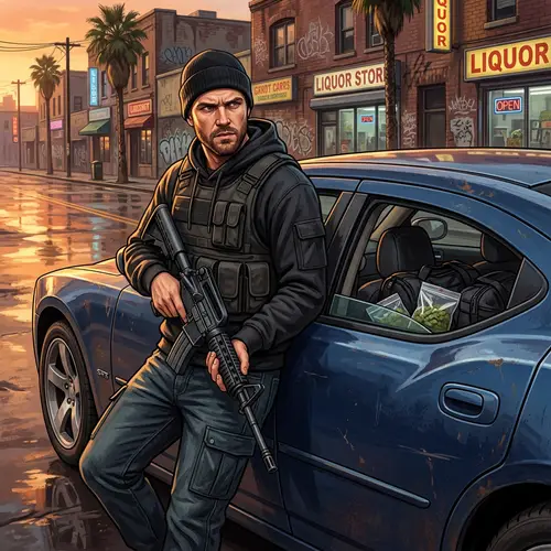 GTA 5 RP Action Scene with Dodge Charger