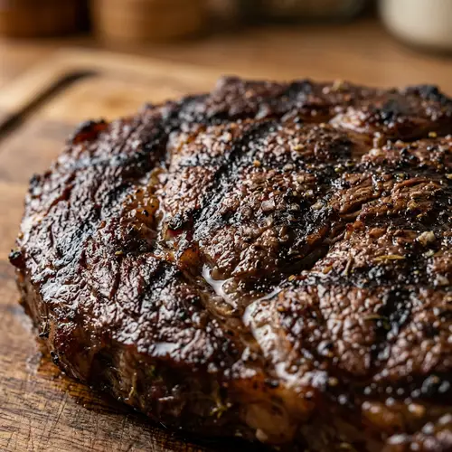Stunning Surface Texture of Cooked Steak