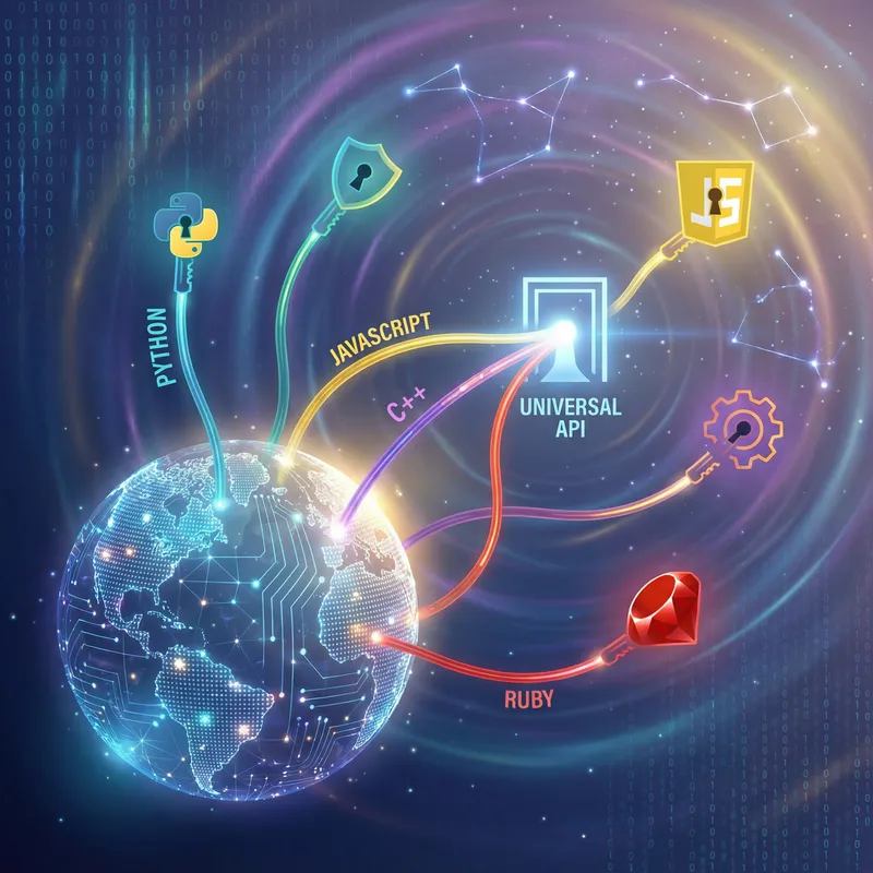 Universal API: Seamlessly Connect Python, JavaScript, C++, Ruby Universal API: Seamlessly Connect Python, JavaScript, C++, Ruby