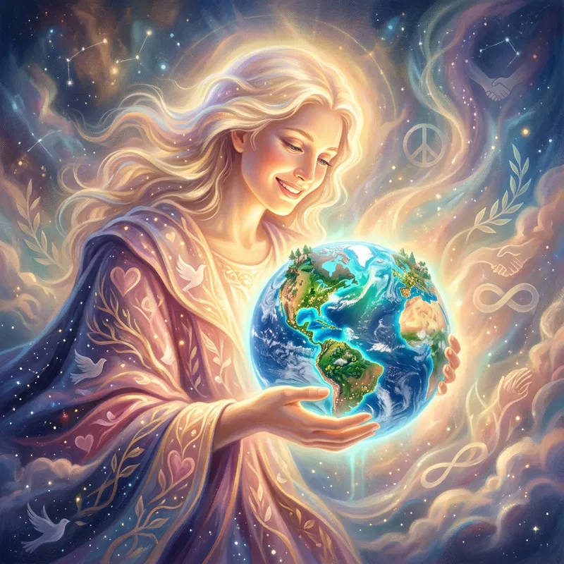 Face of God: Symbol of Universal Love and Harmony Face of God: Symbol of Universal Love and Harmony