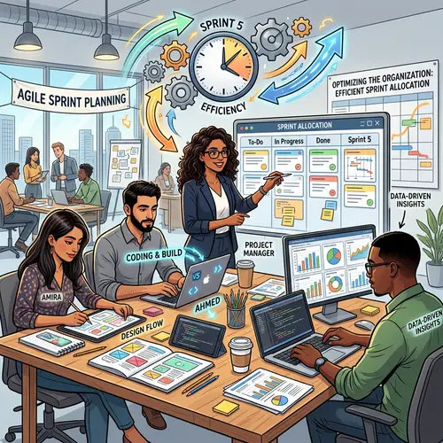 Efficient Sprint Allocation for Organizational Optimization