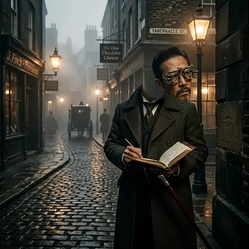 Victorian Detective with Technical Glasses