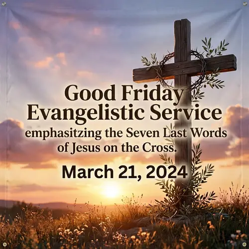 Good Friday Evangelistic Service | Seven Last Words of Jesus