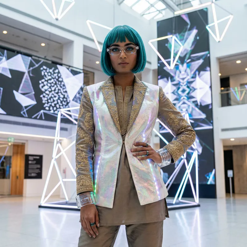 AI Fashion Influencer | Futuristic Style