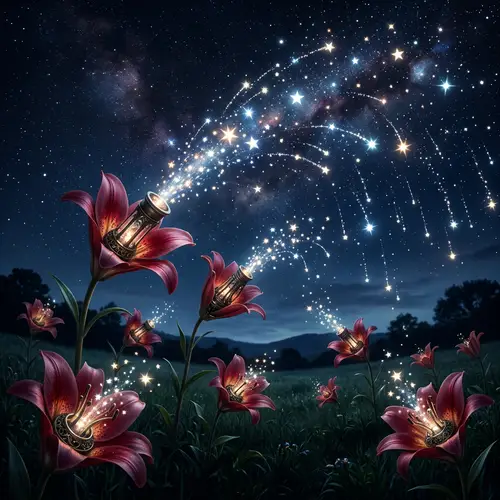 Floral Firearms: Stars in Bloom