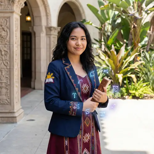 Filipina Princess in Magic Academia Uniform | Royal Student