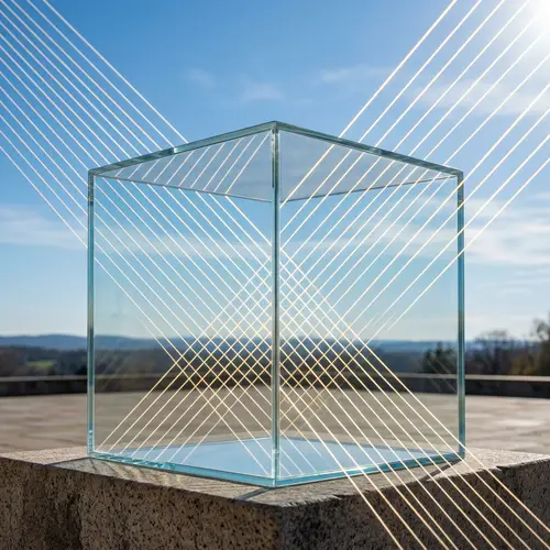 Cube with Parallel Lines: A Geometric Marvel