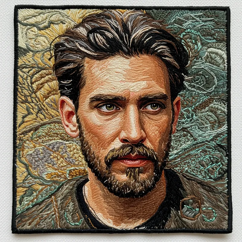 Transform Image into Embroidered Patch