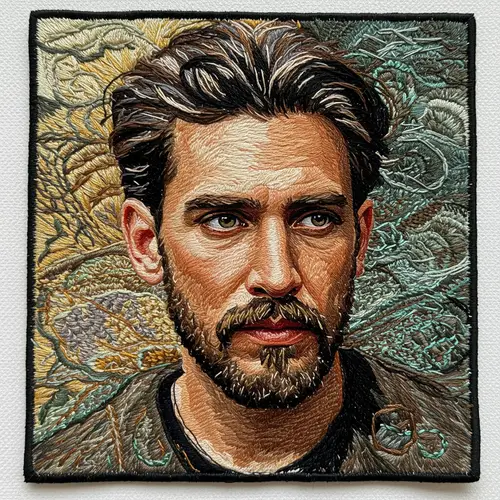 Transform Image into Embroidered Patch